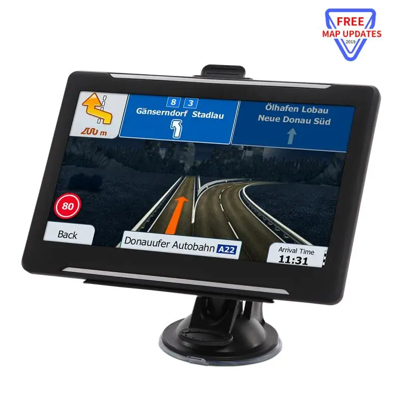 

7-дюймовый Gps-навигатор для грузовика, сенсорный экран с новейшей картой Европы