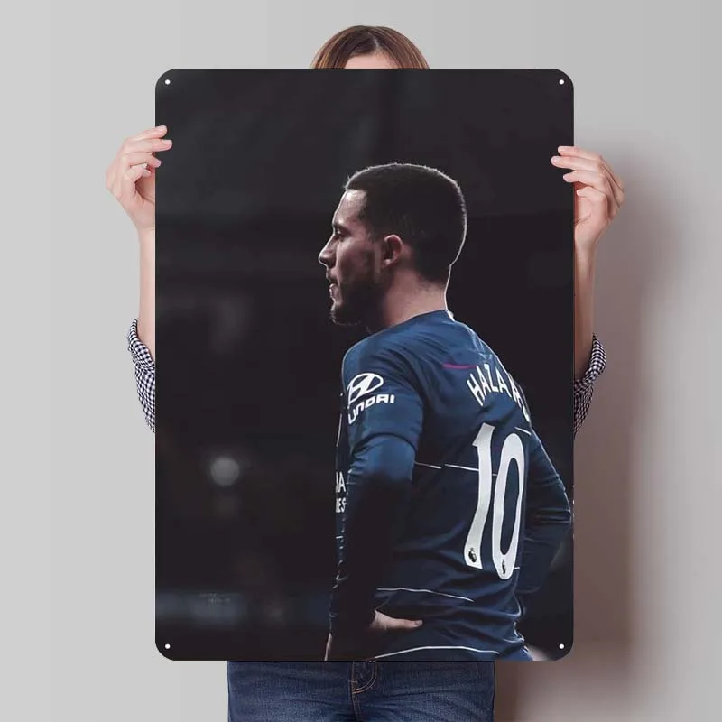 Eden Hazard металлические вывески на заказ спортивный постер аксессуары для декора