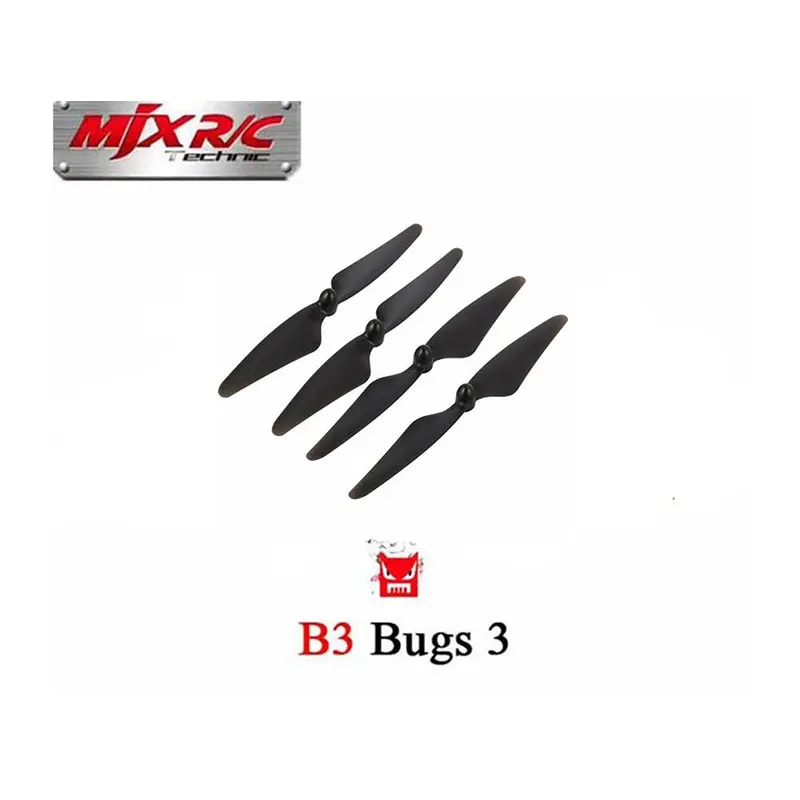

4PCS Propellers Blades for MJX B3 Rc Quadcopter Drone ( MJX Bugs 3 ) Spare Parts Accessories