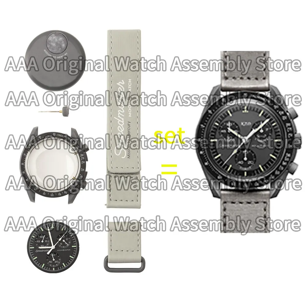 

AAA Original Watch For Joint Moon Swatch Men Women Watch Waterproof Sports Case Dial Quartz Movement Watch Set