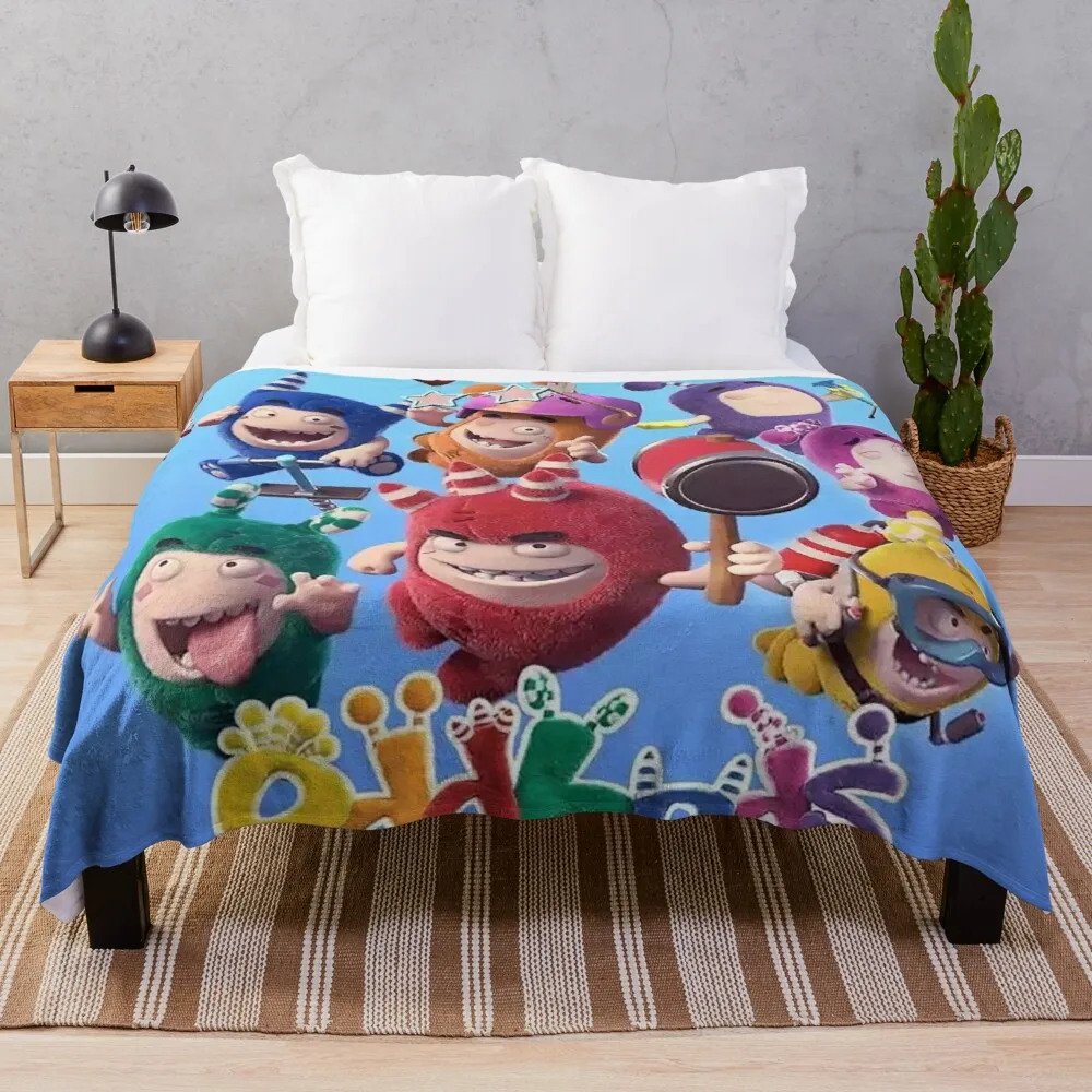 

Oddbods ТВ анимация 2020 плед одеяло плюшевое одеяло s вязаное