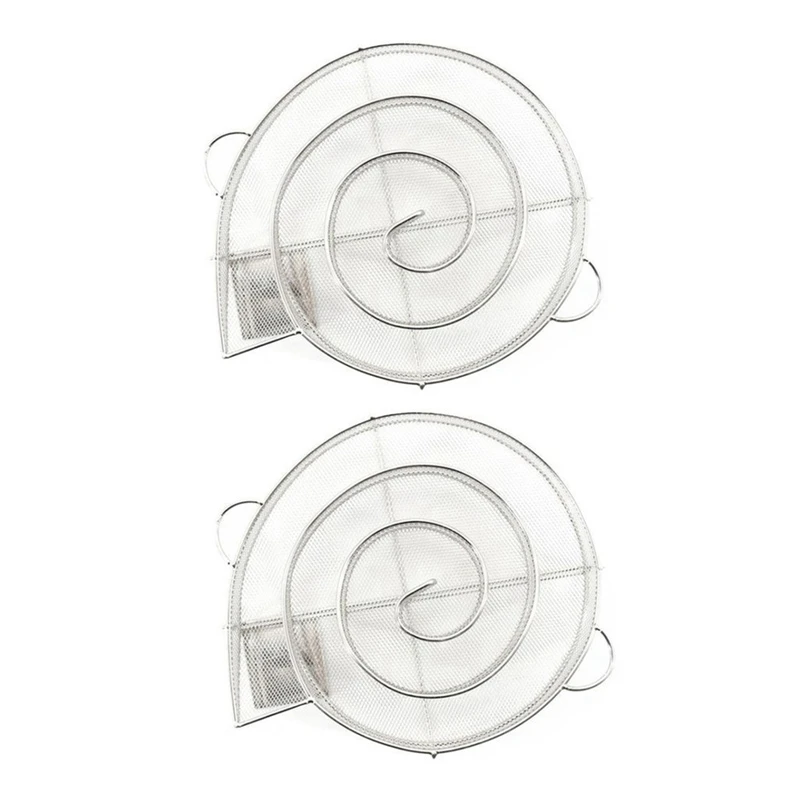 

2 шт. генератор холодного дыма для барбекю, гриля или копченой древесной пыли, горячего и холодного курения, из нержавеющей стали для ожога л...