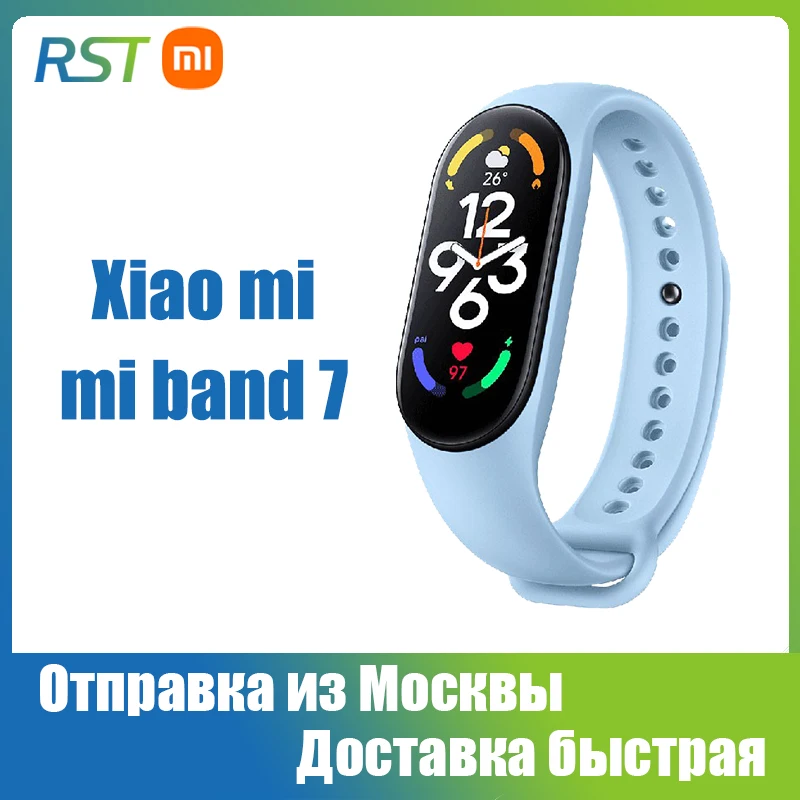 

Xiaomi Mi Band 7 Smart Bracelet 1.62"AMOLED Large Screen Blood Oxygen Fitness Tracker Bluetooth5.2 Waterproof Sport Smart Band 7
