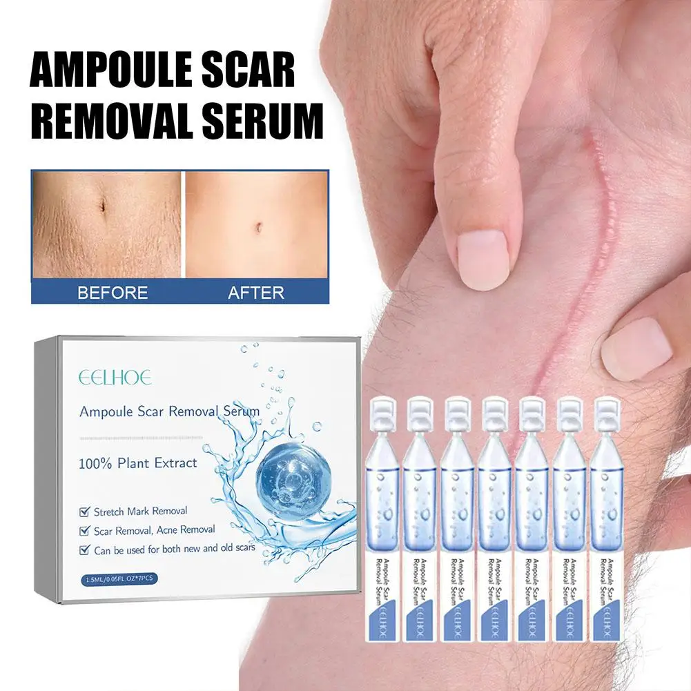 

Scar Remover Face Serum Anti Aging Lifting Firm Fade Ampoule Essence Acid Fine 7pcs Brighten Lines Hyaluronic Whiten H1Y5