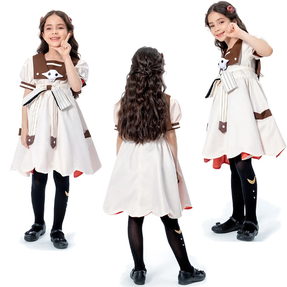 

Jibaku Shounen Toilet-Bound Hanako-kun Nene Yashiro/Aoi Akane Cosplay Costume Kids Cirls Dress Outfits Halloween Carnival Suit