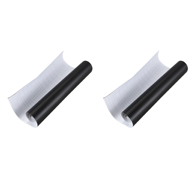 

2X 12X60 inch Matte Black Vinyl Film Wrap Car Diy Sticker