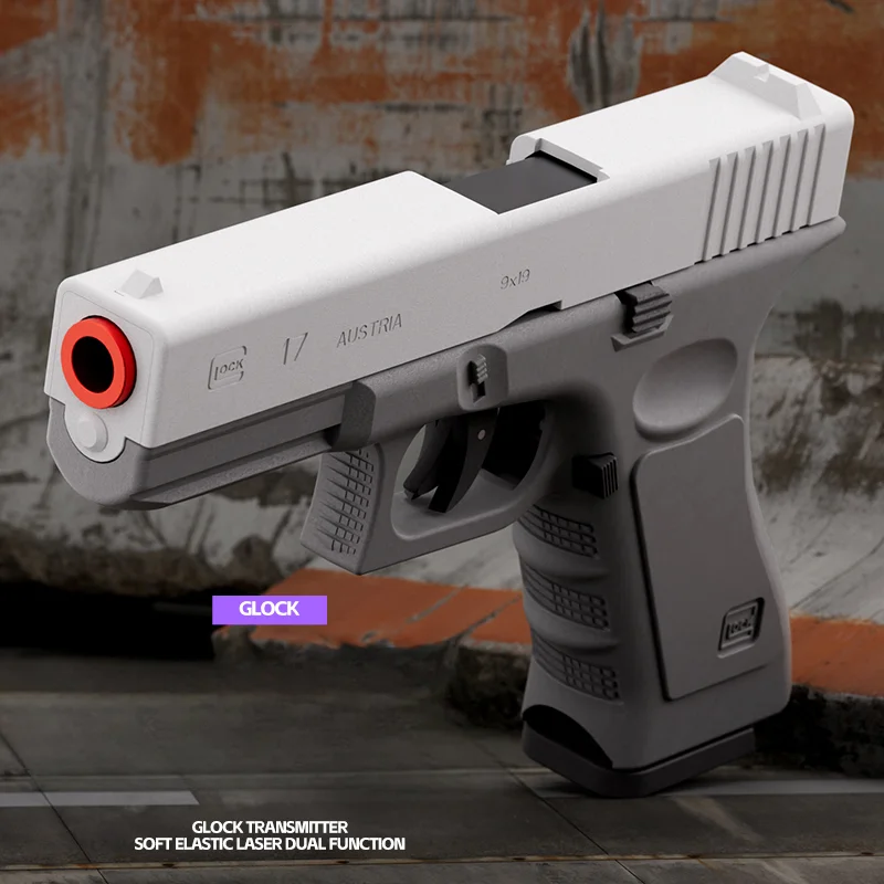 Лазерная версия двухрежимный пистолет-бластер G17 для стрельбы автоматический