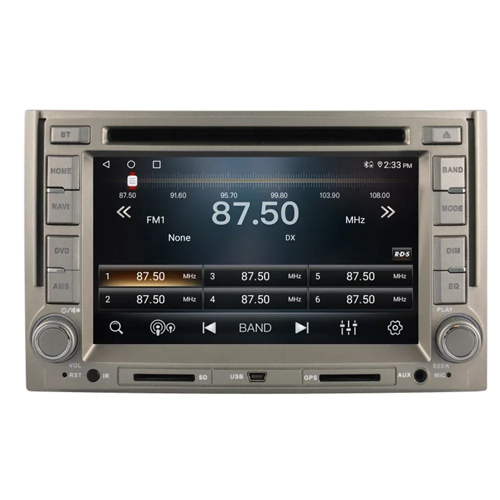 5G WiFi Android 13 4G + 64G Автомобильный DVD GPS радиоплеер для Hyundai H-1 H1 Grand Starex i800 iMax 2008-2050