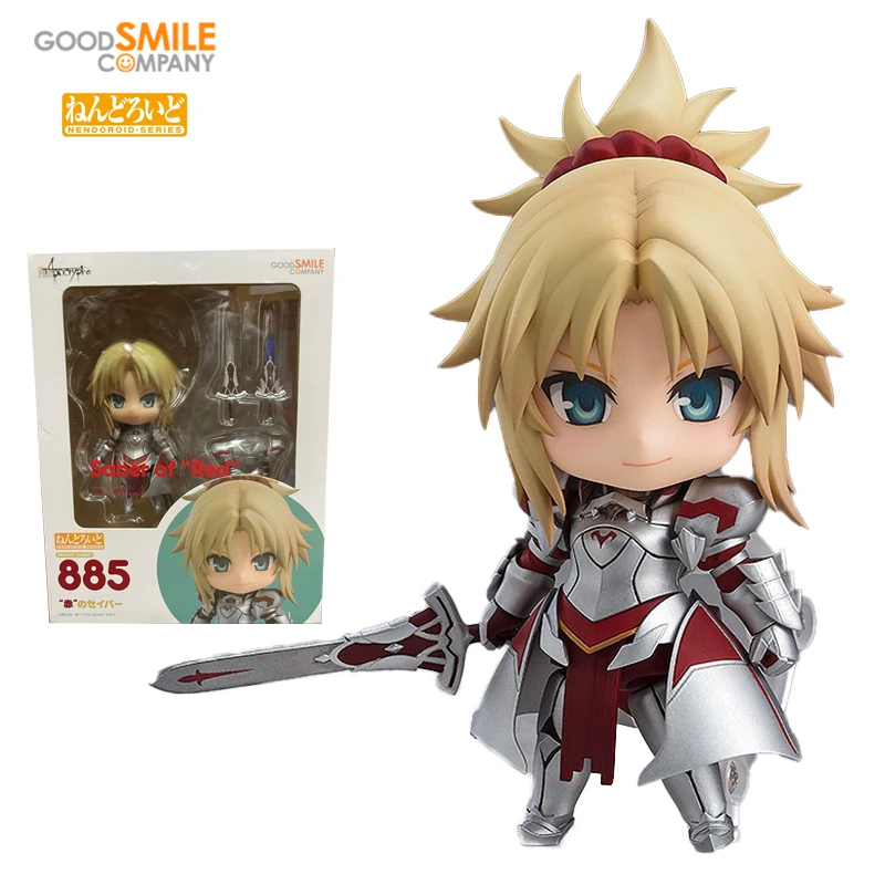 

Original Stock GSC Good Smile NENDOROID 885 Mordred Saber of Red Fate Apocrypha PVC Action Figure Anime Model Toys Collection