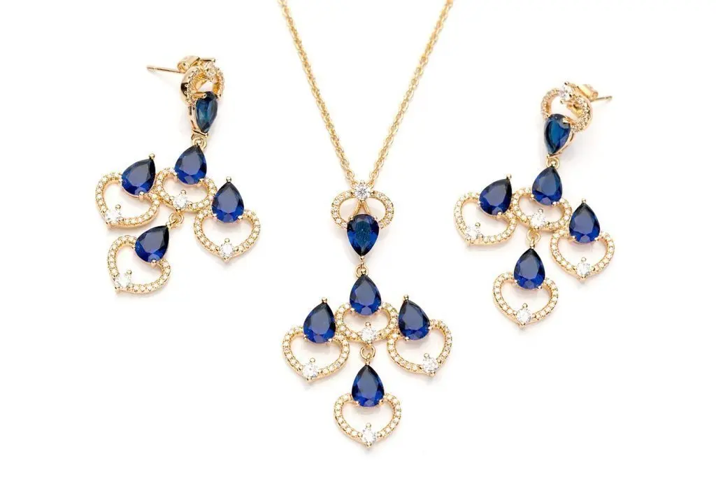 Комплект винтажной бижутерии Лондонские топазы | Украшения и аксессуары