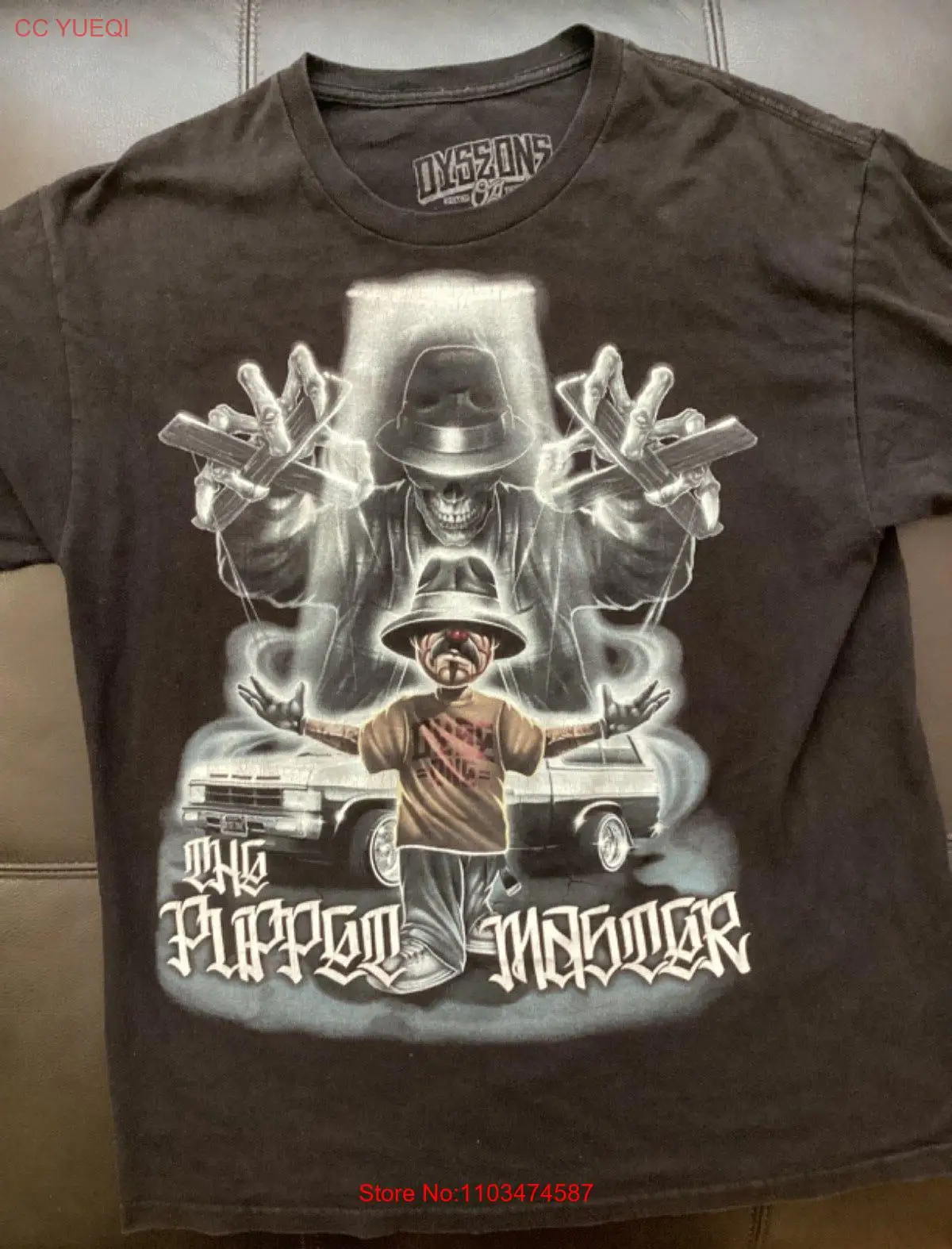 Черная футболка Dyse One pupmaster размер L