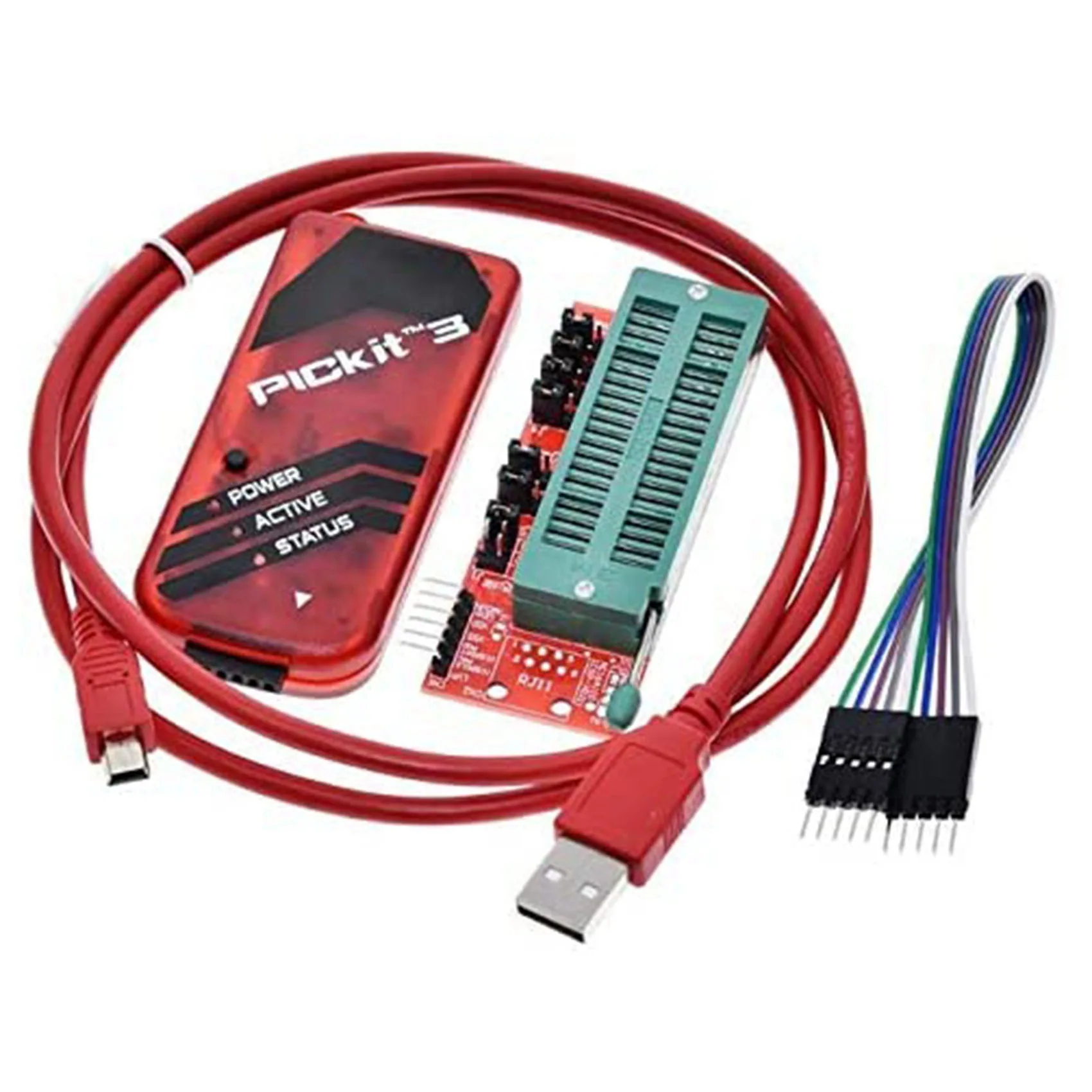 Программатор PICKIT3 + PIC ICD2 Kit 2/3 адаптер программирования универсальный