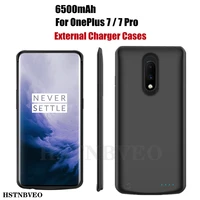 hstnbveo portable battery charger cases for oneplus 7 battery case external power bank battery charging case for oneplus 7 pro