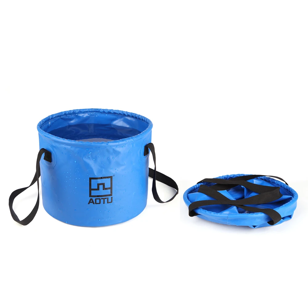 

12L Outdoor PVC Wash Basin Foldable Camping Water Bags Washbasin Portable Travel Collapsible Water Bucket Washing Bag Bowl Sink