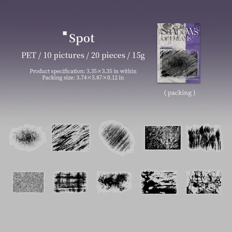 

Набор стикеров Jianwu Dream Silhouette Series