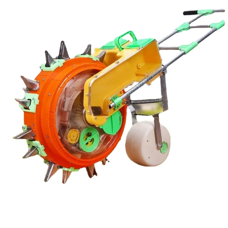 

Hand Push Seeding Artifact Corn Soybean Peanut Sorghum Planter Fertilizer All-in-One Machine