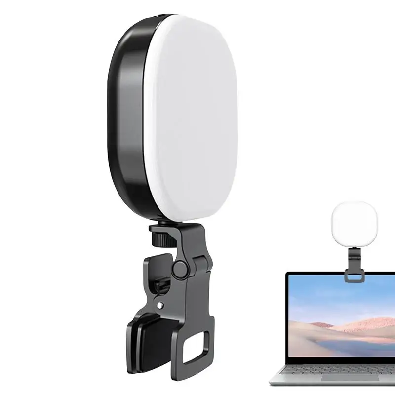 

Webcam Light Clip On Camera Light Pocket LED Phone Lights For Selfie/Live Stream/Zoom Call/Photography/Makeup/Picture