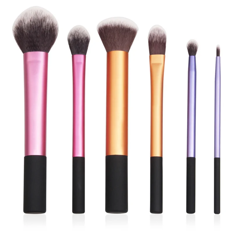 

6pcs Pro Makeup Brushes Set Cosmetic Eyeshadow Powder Foundation Blush Lip Brush Tool Make Up Tools