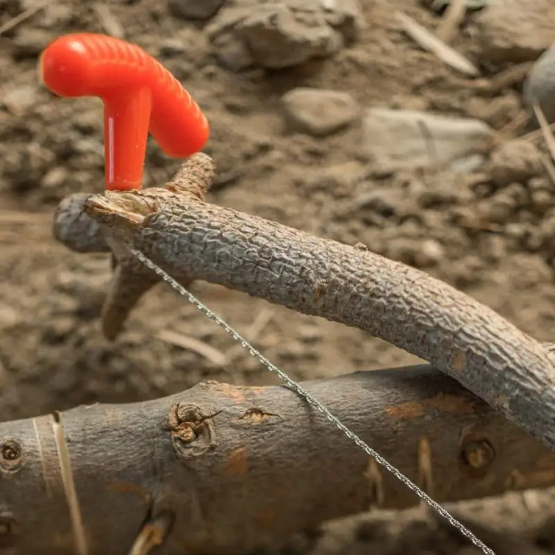 

Small Bulk Camping Equipment Stainless Steel Tree Saw Emergency Survival Gear Camping Steel Wire Saw Light Weight Steel Wire Saw