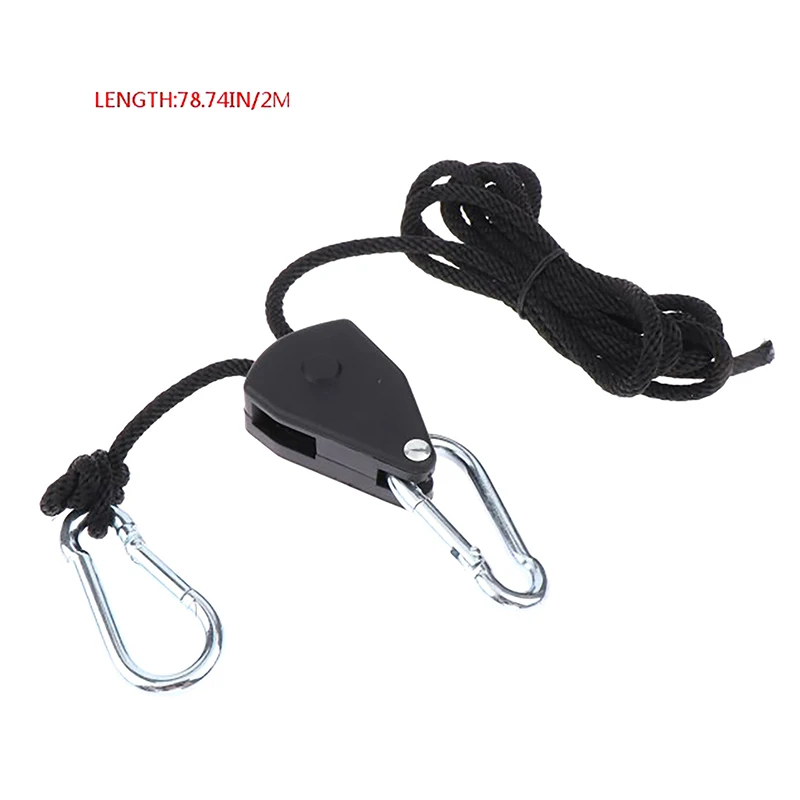 Pulley Rope Lift Pulley Hook Plant Tent Light Hanging Lanyard