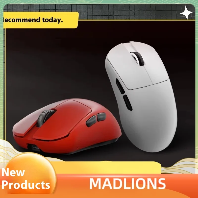  MADCATZ Lion новая сверхлегкая беспроводная мышь MAD G PAW3395 игровая и 0ffice двухрежимная