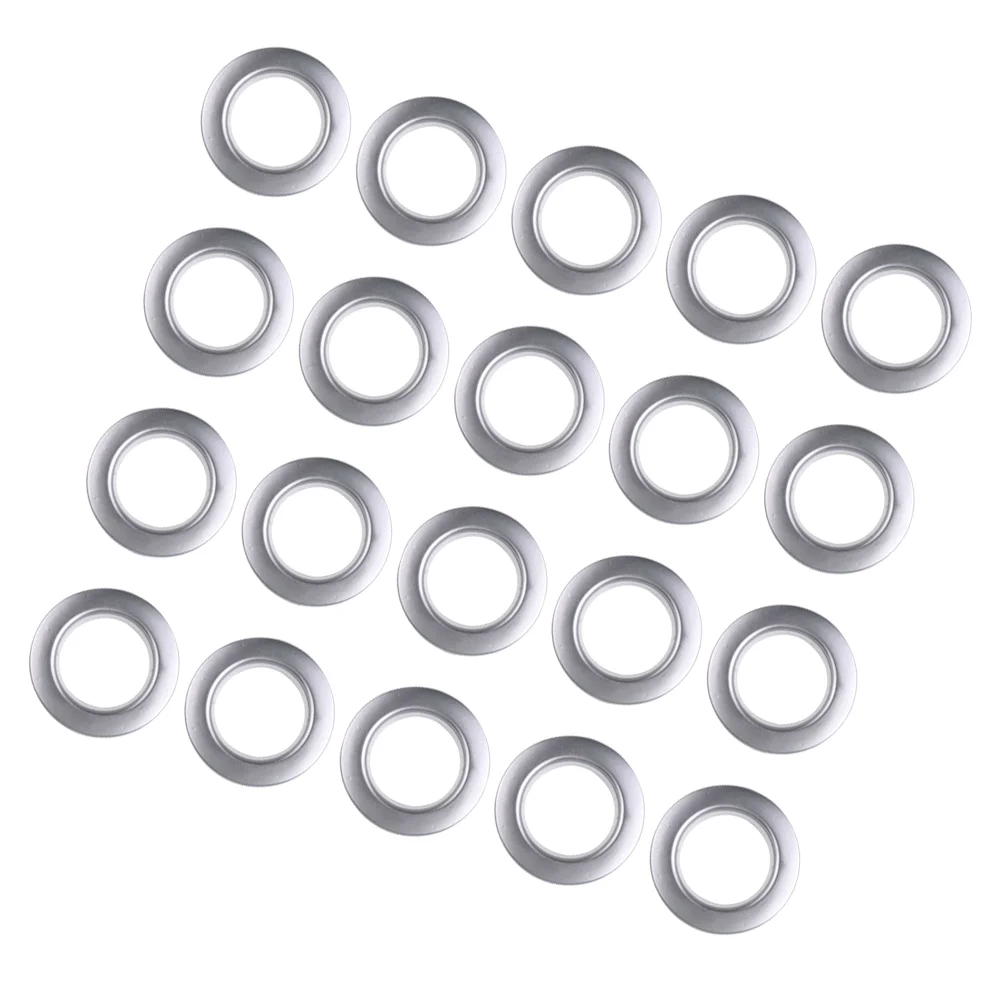 

80pcs Curtain Grommets Curtain Eyelet Rings Nanoscale Low Noise Roman Ring Window Curtain Accessories for Bedroom Bathroom (