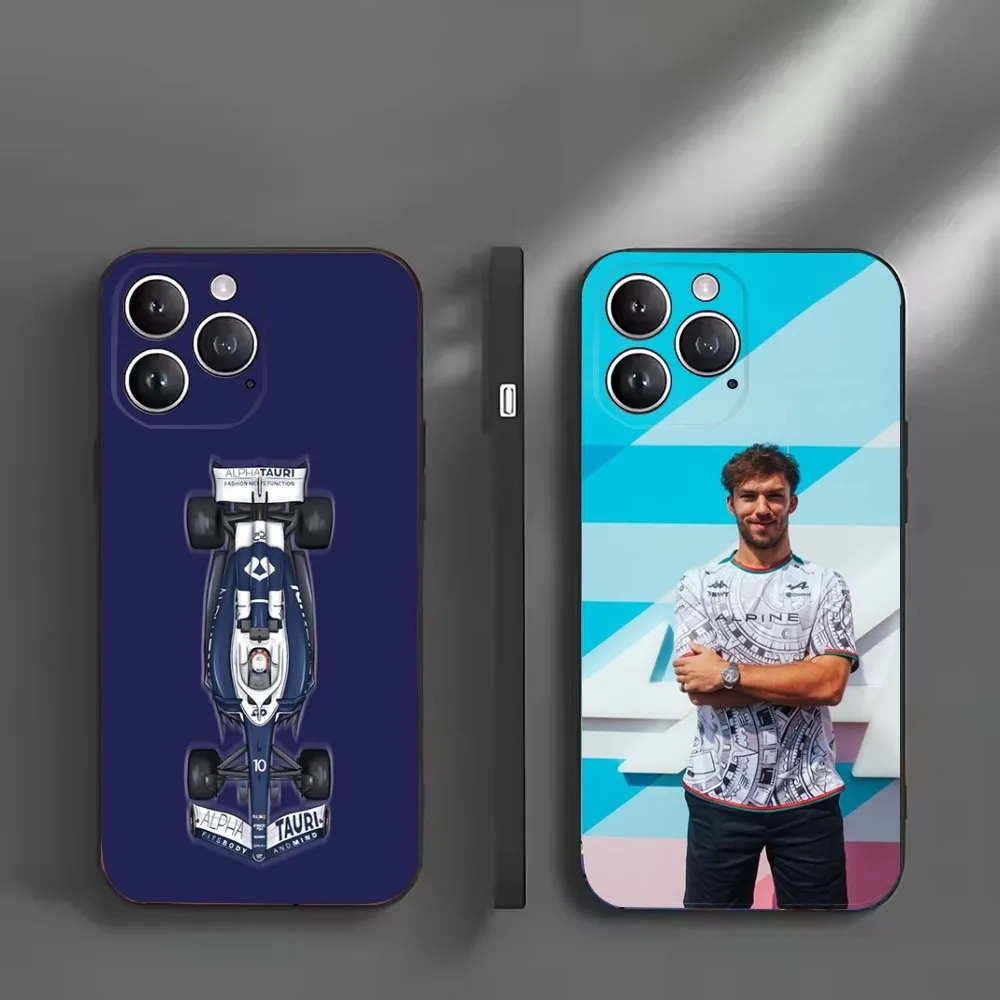 Чехол для телефона F1 10 P-Pirre G-Gasly iPhone 16 15 14 13 12 Mini 11 Pro XR X XS MAX 7 8 Plus силиконовый чехол