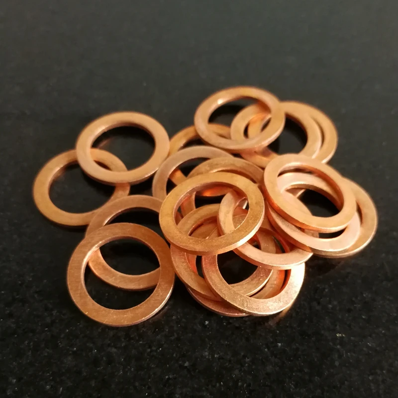 Медная Плоская Шайба M5 уплотнительная прокладка внутренний диаметр 5 мм