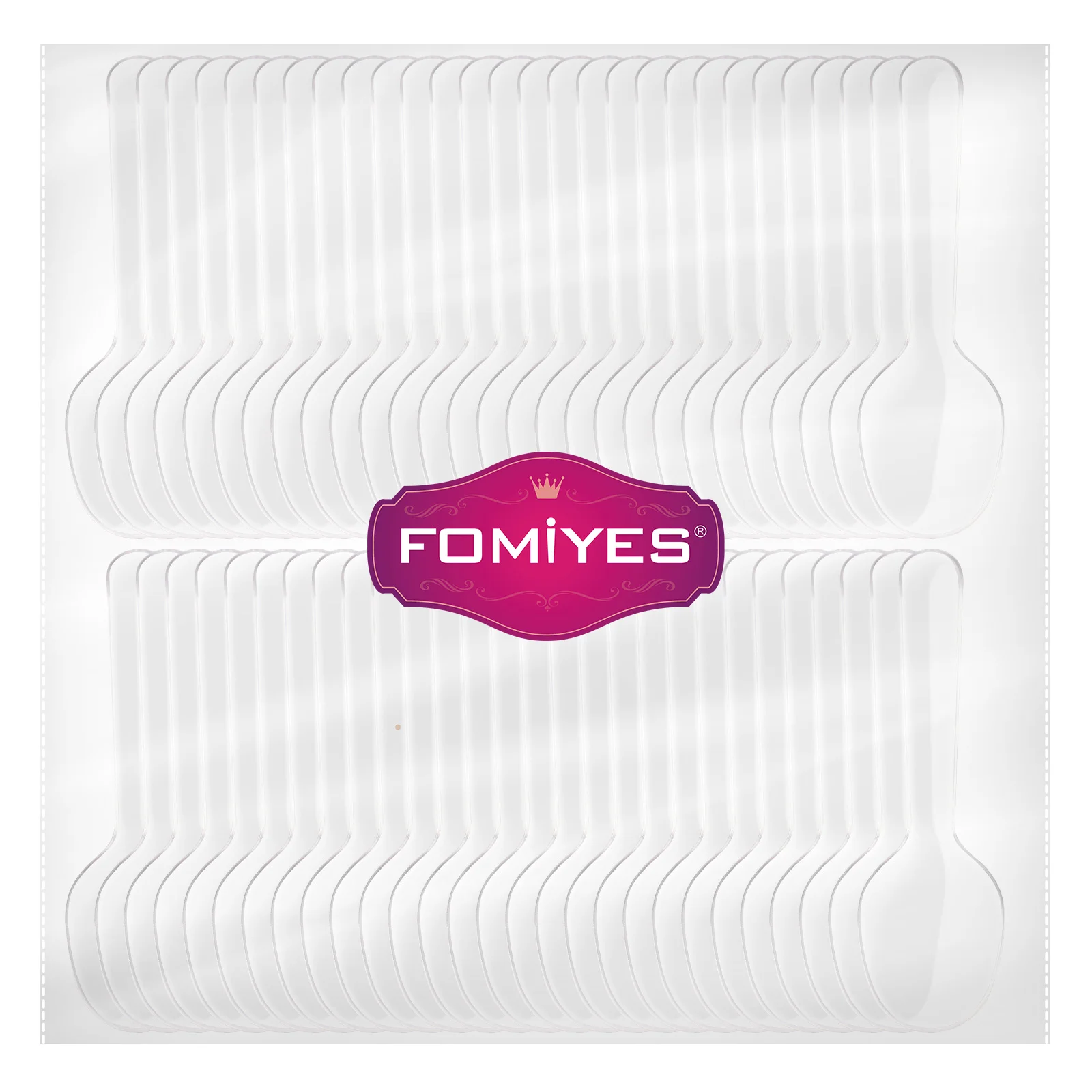 200 шт. пластиковые ложки одноразовые прозрачные легкие для торта мороженого