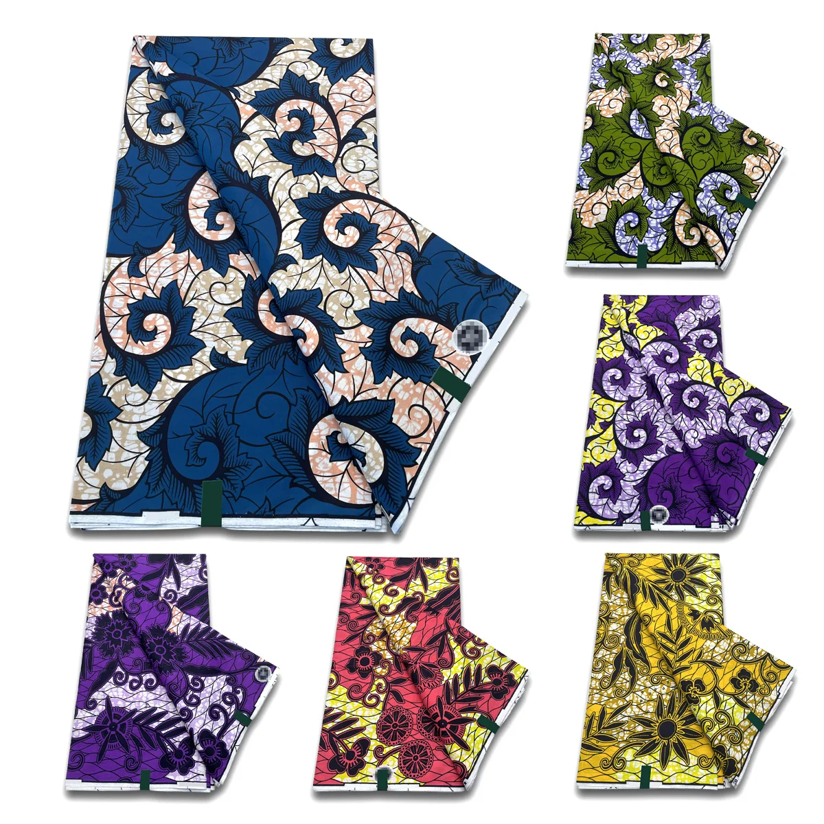 

New Wholesale Price African Real Wax Printed Fabric Soft Ankara Wax Fabric Guaranteed Veritable Original 100% Cotton Wax Fabrics
