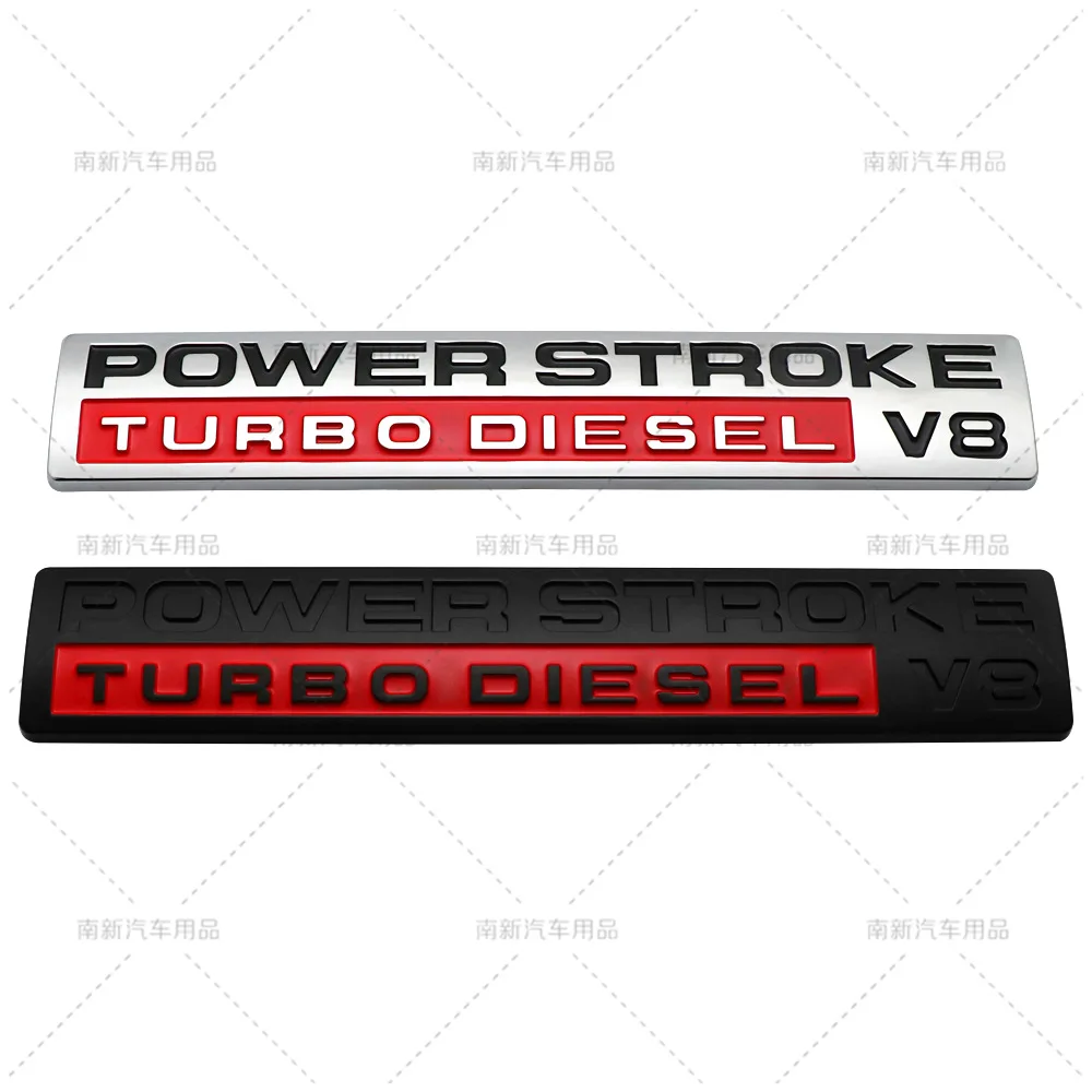

Suitable for Ford TURBO car logo body decoration sticker POWER STROKE V8 power ABS car sticker