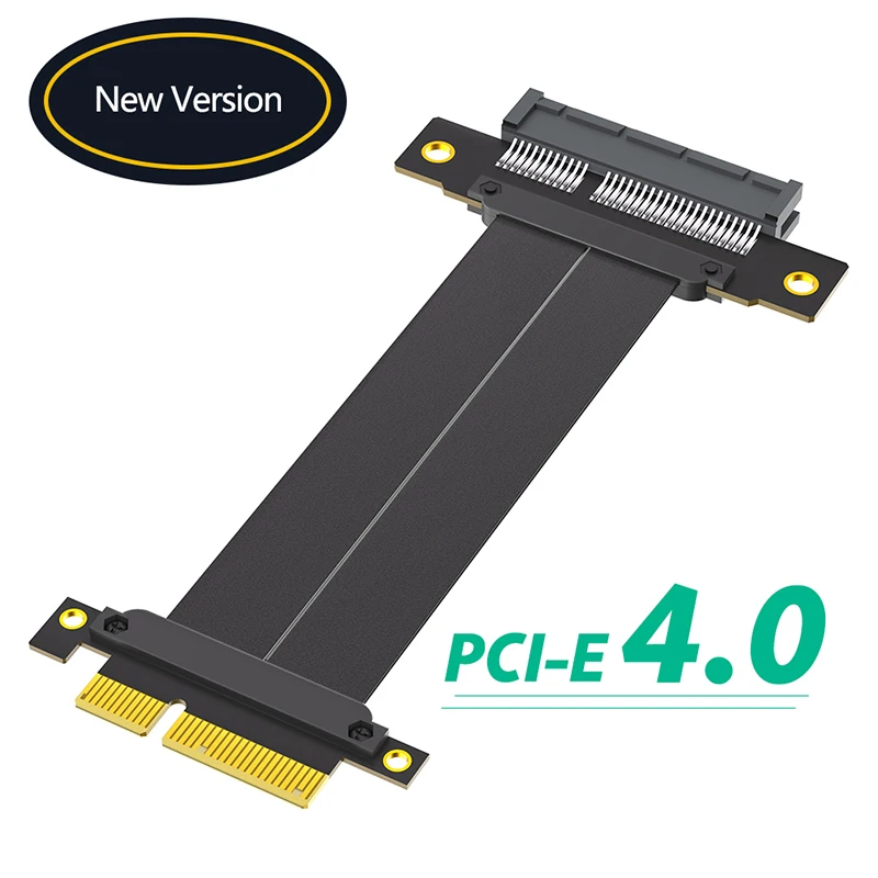 Удлинительный кабель PCI-E X4 к PCI Express 4.0 4X Riser Кабель-удлинитель Преобразователь