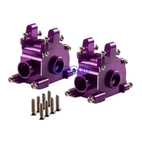 2pcs aluminum frontrear gearbox diff gear box for rc car 18 model hpi savage 21 4 6 5 9 x xl x ss kit with nitro gt 2