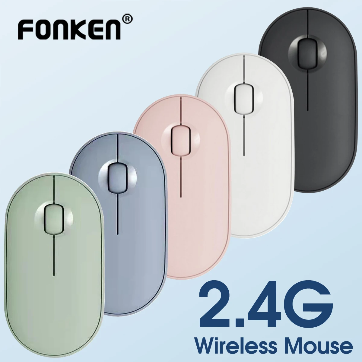 

New Noiseless Wireless Mouse with USB Receiver Silent Mouse for Macbook Computer Laptop PC Gaming Mouse Gamer 2.4GHz 1200DPI