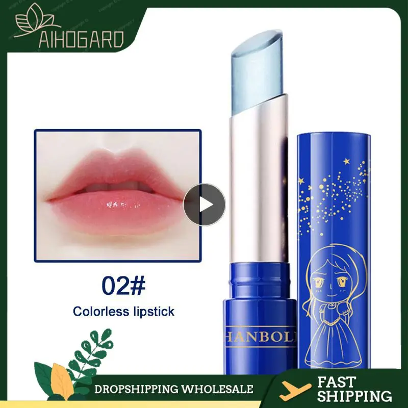 

24K Color Changing Lipstick Rose Moisturizing Long Lasting Waterproof No-Stick Cup Lip Balm Natural Not Greasy Lip Makeup