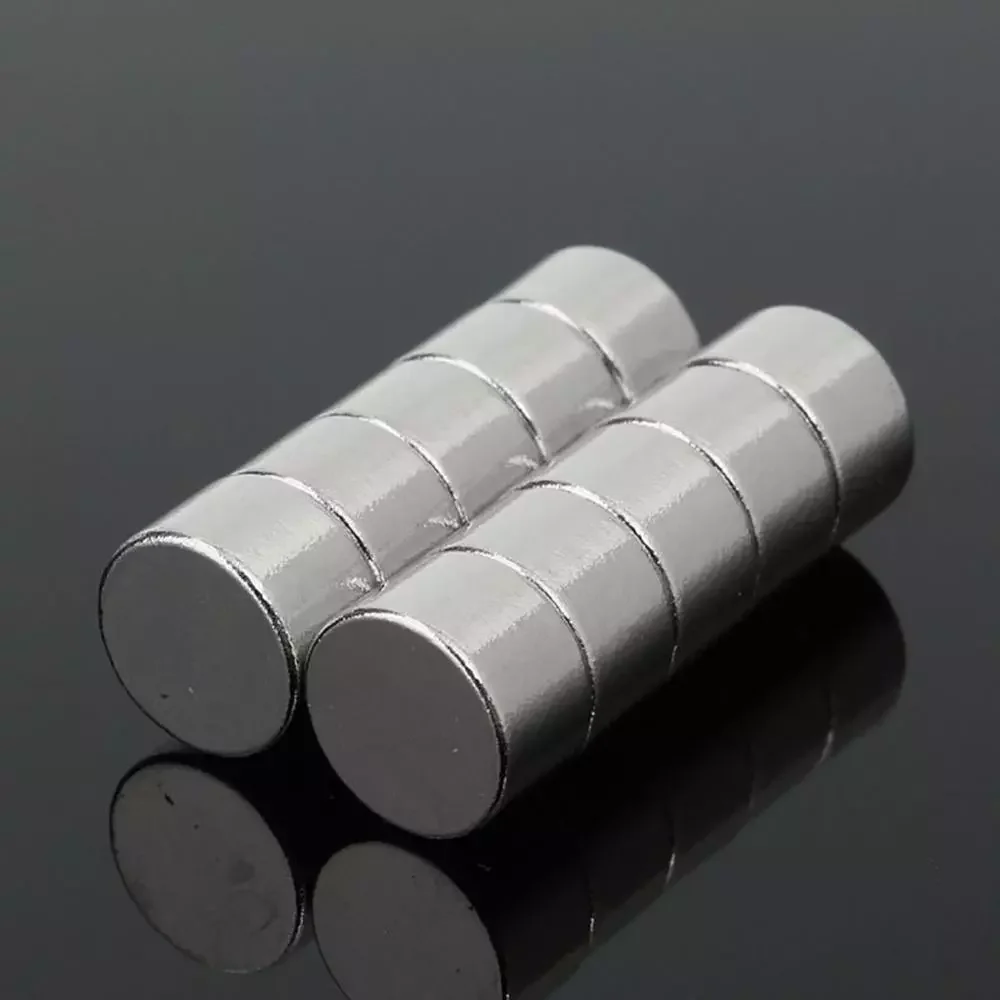 

10Pcs 8x5mm N52 Super Strong Round Disc Blocks Rare Earth Neodymium Magnets Fridge Crafts For Acoustic Field Electronics