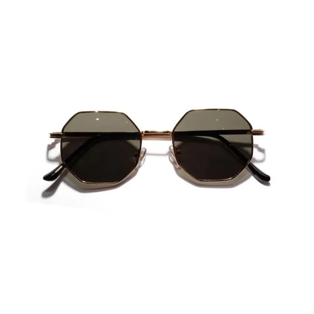 

2021 Polygon Frame Sunglasses Outdoor Decorative Glasses Metal Frame UV400 Lightweight Sunglasses For Women And Men
