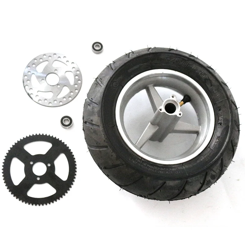 

Good Quality 90/65-6.5 Tubeless Tire Rear Wheels with Rear Sprocket for 47cc/49cc 2 Stoke Mini Pocket Bike