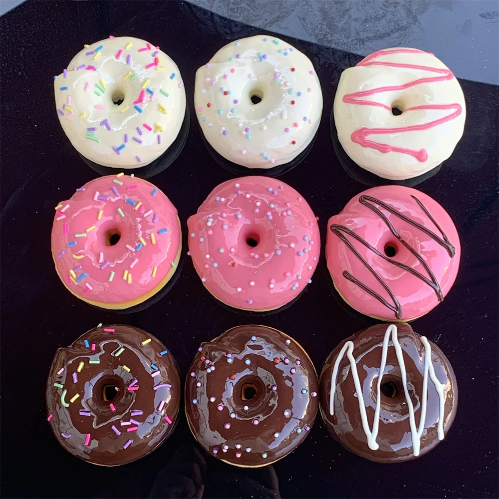 Имитация мягкой еды обычный эластичный мешок хлеб поддельные пончики магазин