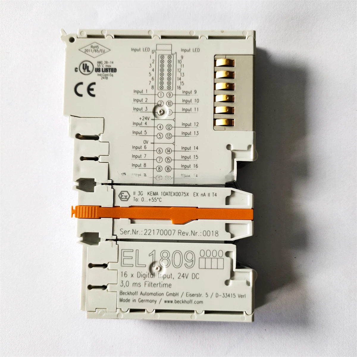 1 шт. новые оригинальные модули BECKHOFF EL1809 EL2809