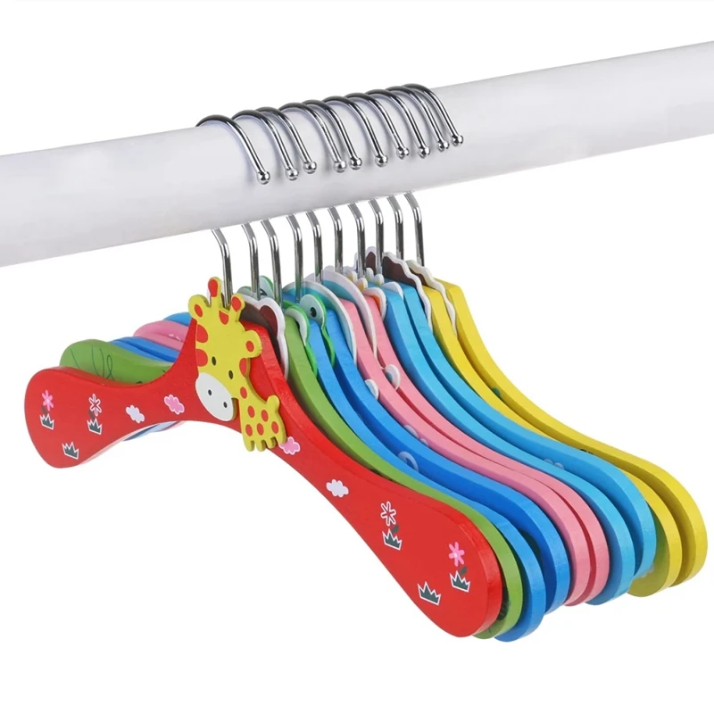 12 шт. деревянные вешалки для одежды и шляп