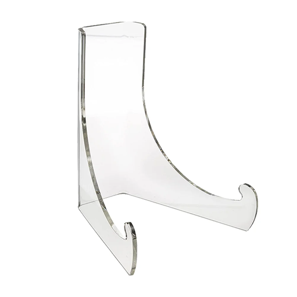 

Plate Stand Acrylic Display Holder Rack Kitchen Plate Dish Tea Cake Holder