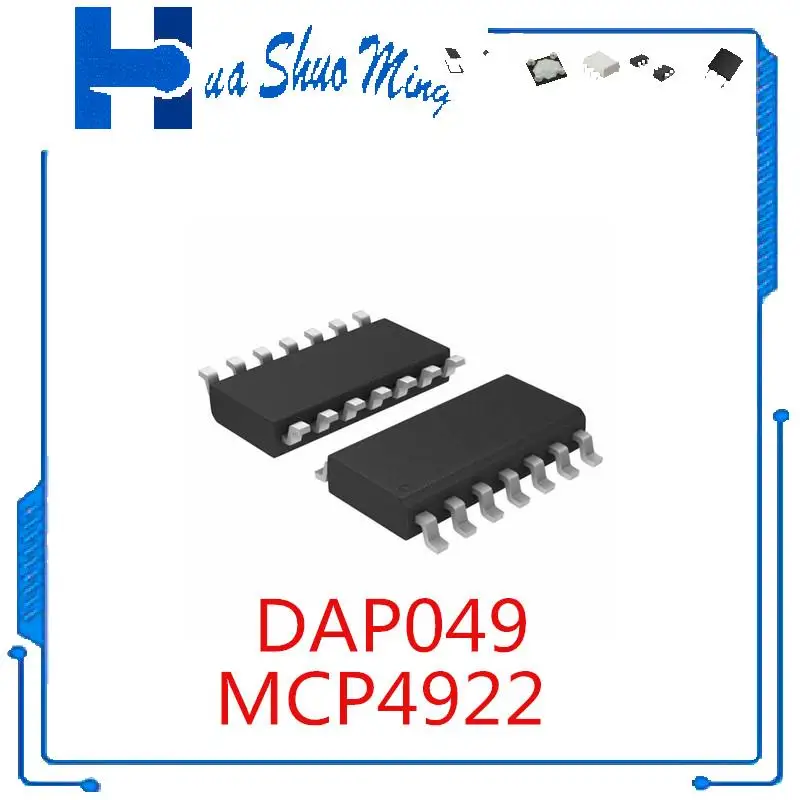 2 шт./партия, MCP4922 MCP4922-E/SL DAP049 SOP14