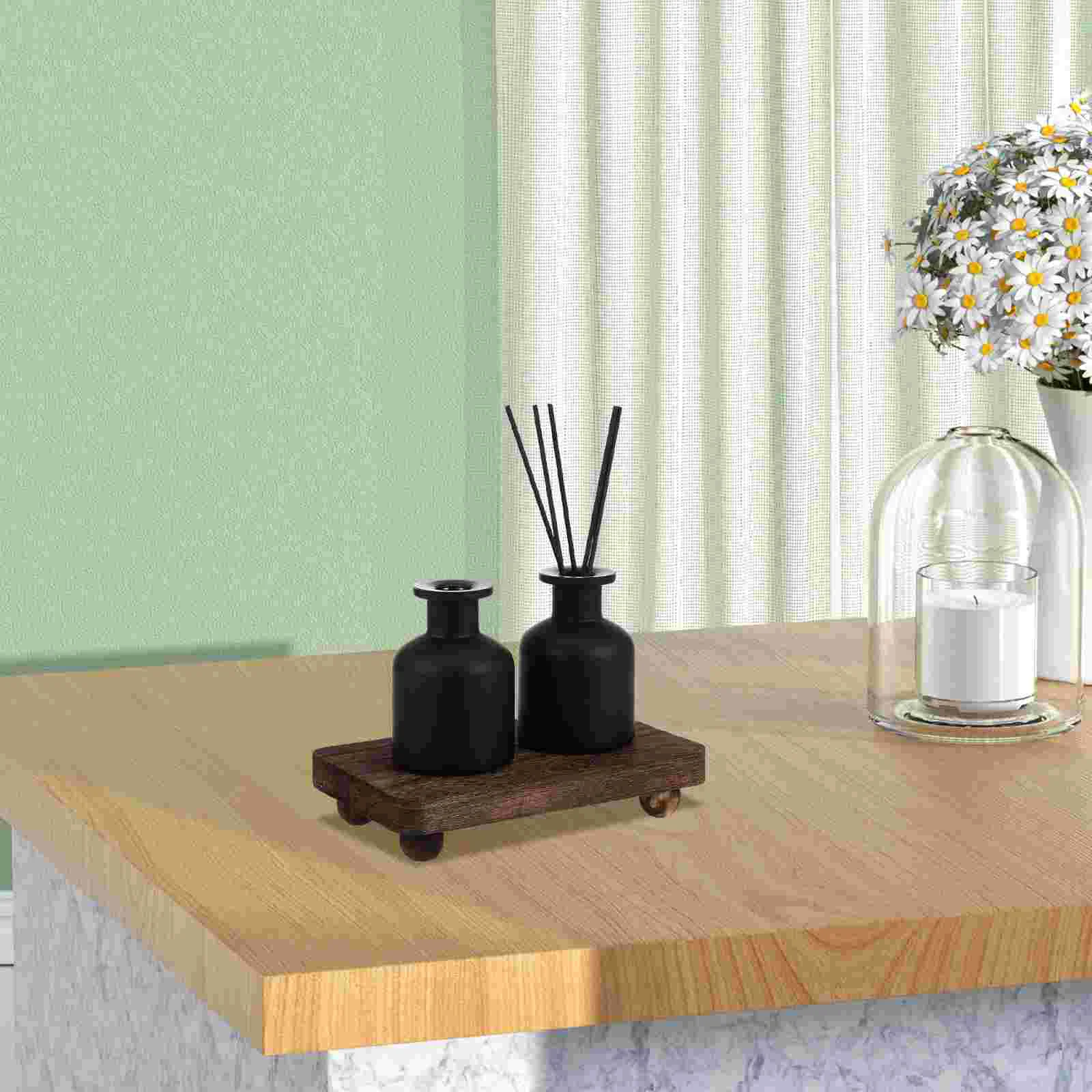 Основание из цельного дерева простой ароматерапевтический органайзер для