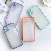 hard matte phone case for iphone 11 12 13 pro max 7 8 plus xr x xs max 13 mini se 2022 6 6s case camera protection shockproof