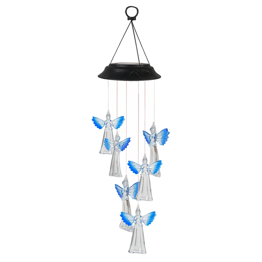 

Solar Garden Hanging Lamp Outdoor Windchime Lamp Decorative Wind Chime Light
