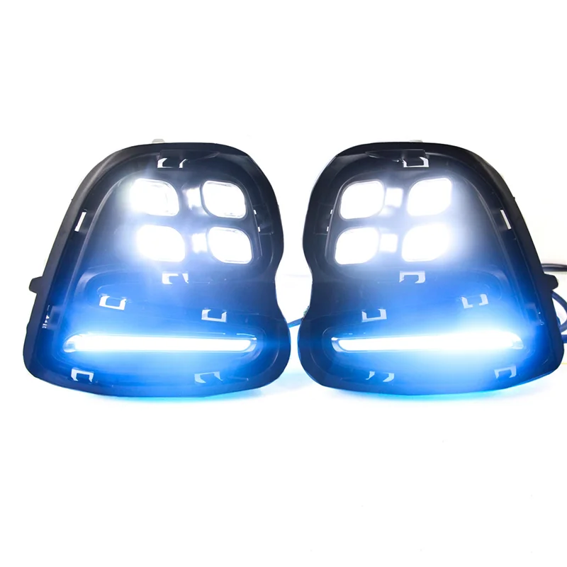 

Daytime Running Lights for Chevrolet Cavalier 2015-2017 DRL with Turn Signals LED Fog Lights Headlights