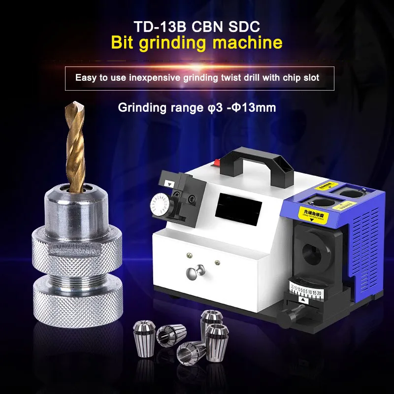 TD13-B Шлифовальный станок для сверл Настольная угловая шлифовальная машина