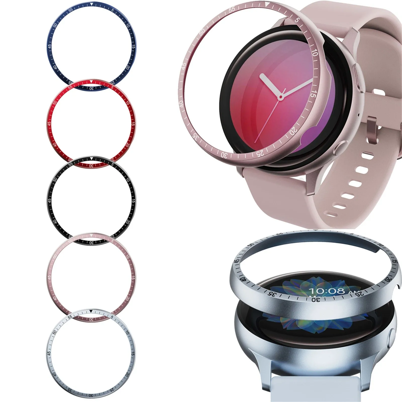 

Бесплатная доставка Для Galaxy Watch Active2 40 мм Frontier-watch кольцо клейкая крышка против царапин защитный чехол для часов