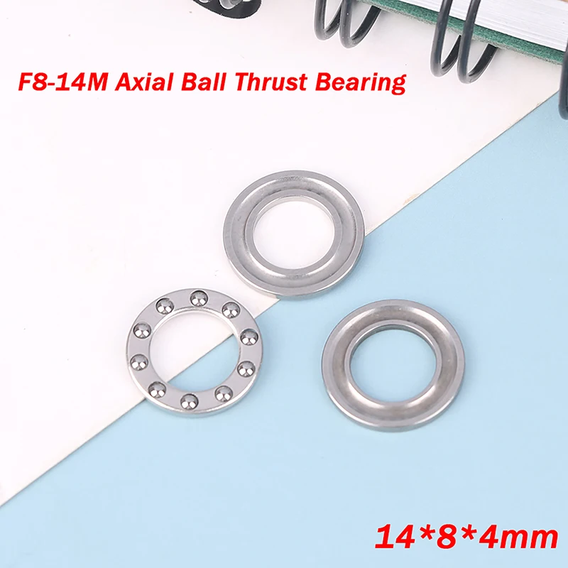 

1Pc 8X14X4mm F8-14M Axial Ball Thrust Bearing Mini 3-In-1 Plane Axial Ball Bearing Thrust Bear Metal Axial Ball Bearing